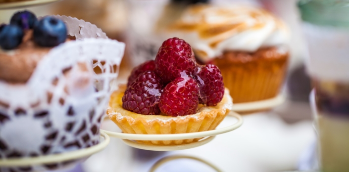 Sweets on a wedding party